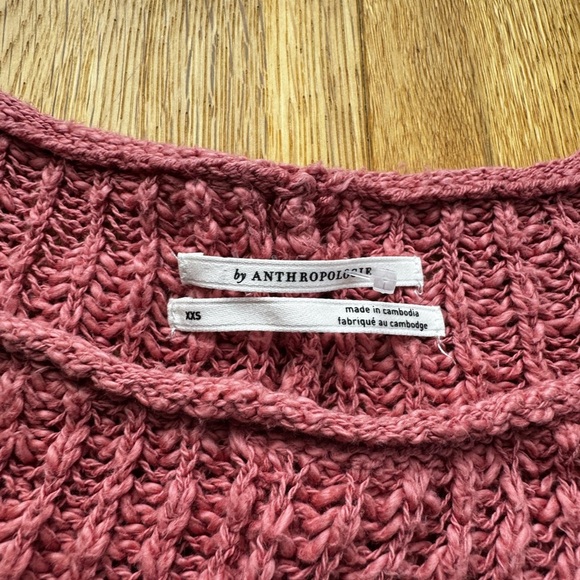 By Anthropologie Crewneck Batwing Knit Sweater - XXS - Picture 10 of 11